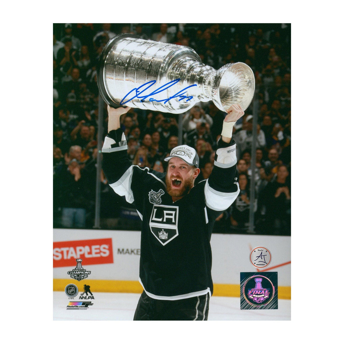Jeff Carter Autographed Los Angeles Kings 2014 Stanley Cup 8x10 Photo product image 1, provided for visual reference and