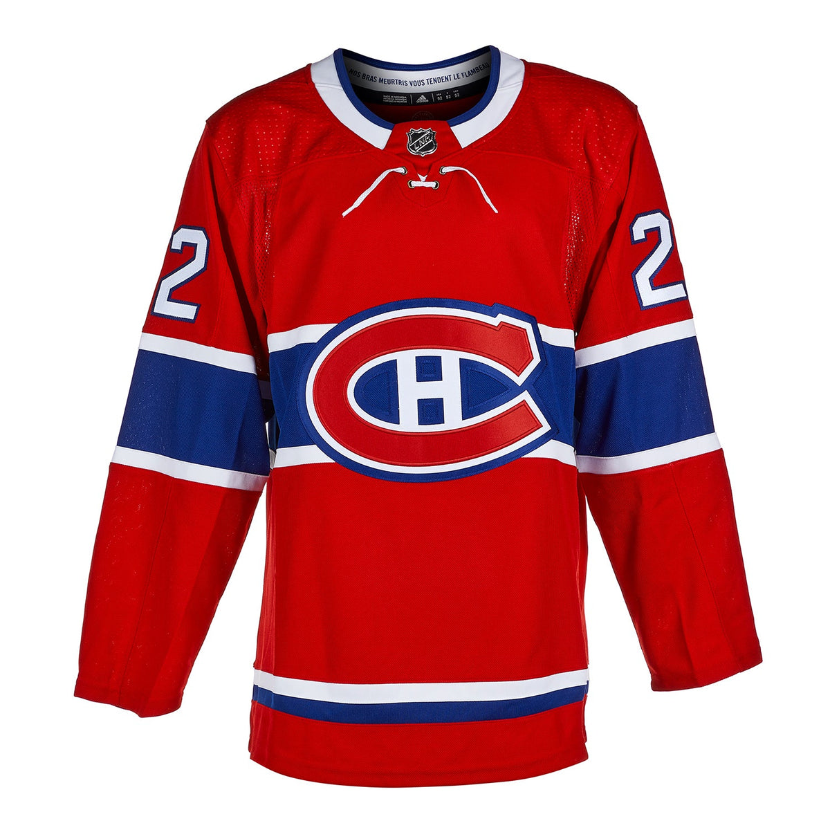 Cole Caufield Autographed Montreal Canadiens adidas Jersey product image 2, provided for visual reference and product detail