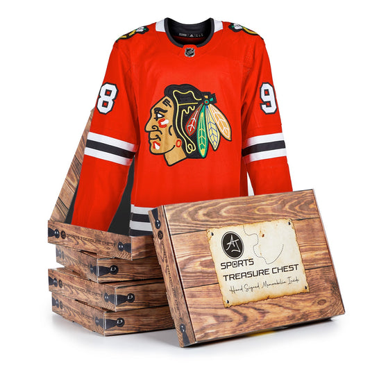 AJ Sports Chicago Hockey Mystery Collectible Fan Chest product image 1, provided for visual reference and product detail