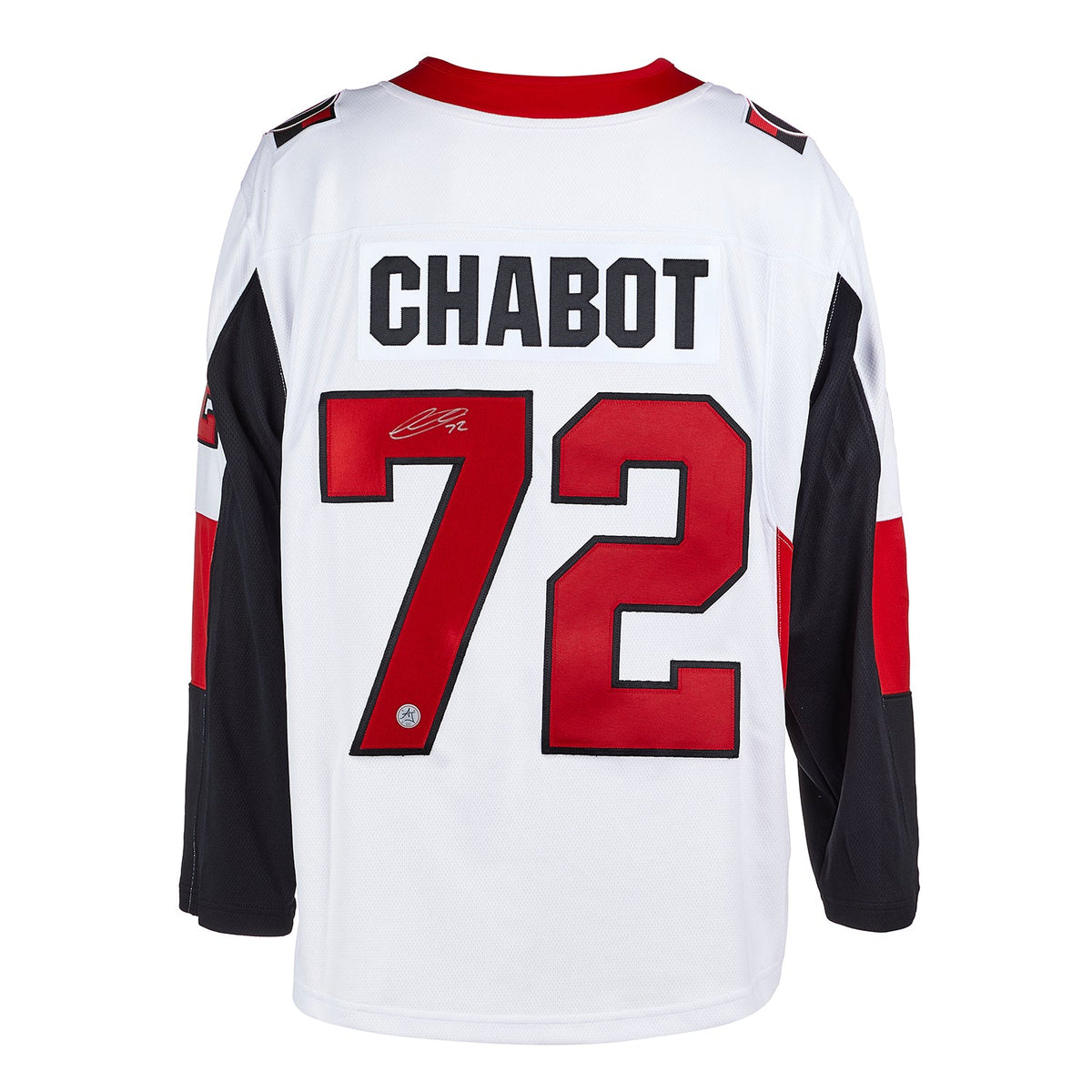 Thomas Chabot Signed Ottawa Senators Fanatics Breakaway Jersey product image 1, provided for visual reference and product