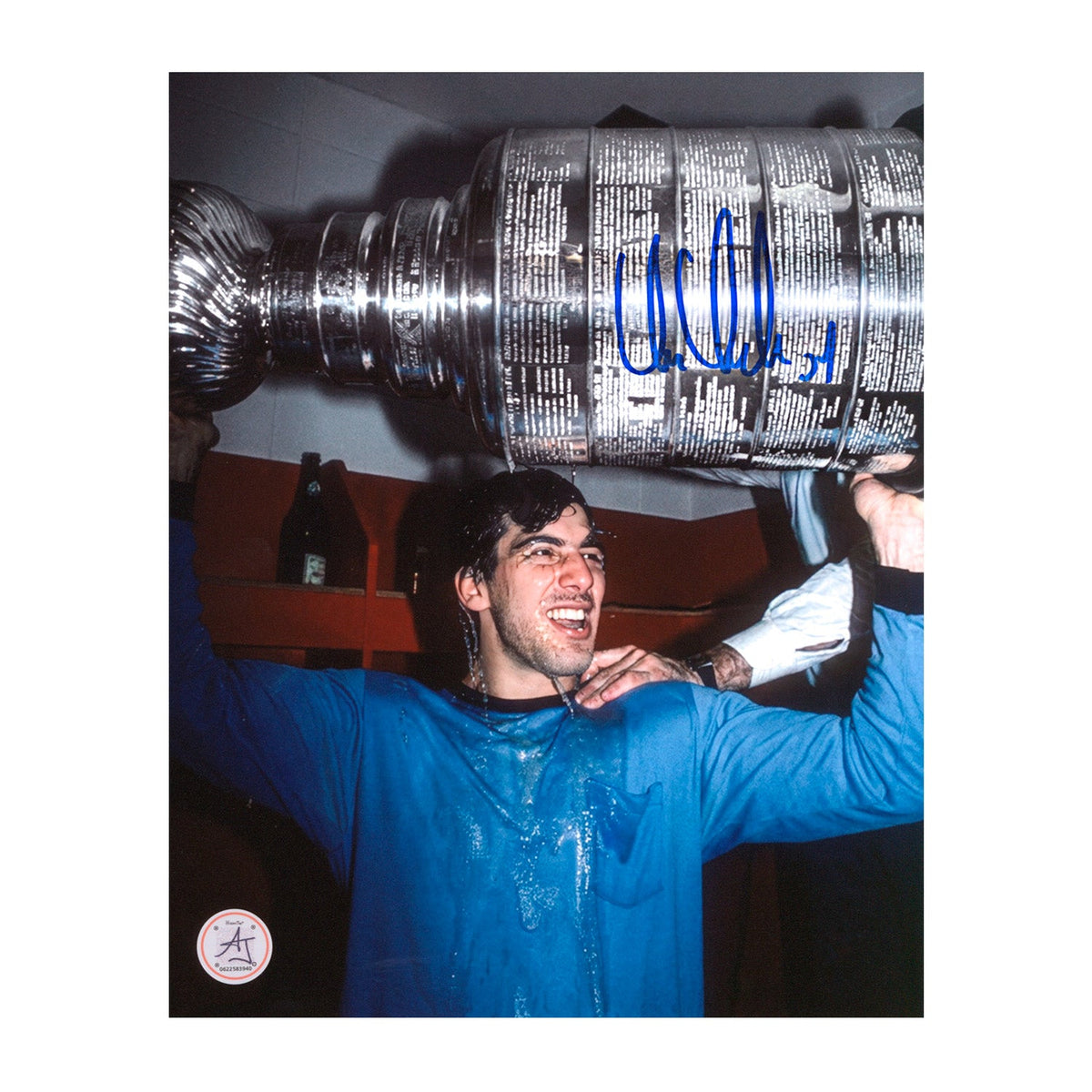 Chris Chelios Autographed Montreal Canadiens 1986 Stanley Cup 8x10 Photo product image 1, provided for visual reference and