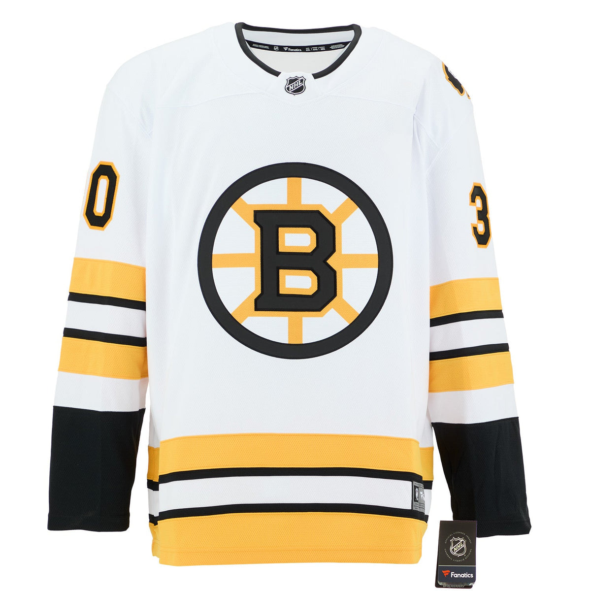 Gerry Cheevers Signed Boston Bruins Stitched Mask Art Jersey #/30 product image 2, provided for visual reference and product