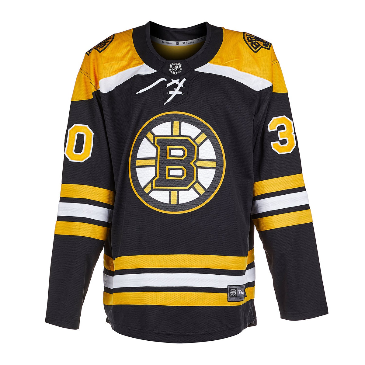 Gerry Cheevers Autographed Boston Bruins Fanatics Breakaway Jersey product image 2, provided for visual reference and