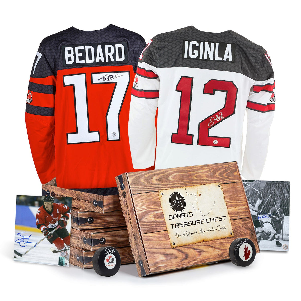 AJ Sports Canada Hockey Signature Hat Trick Treasure Chest product image 1, provided for visual reference and product detail