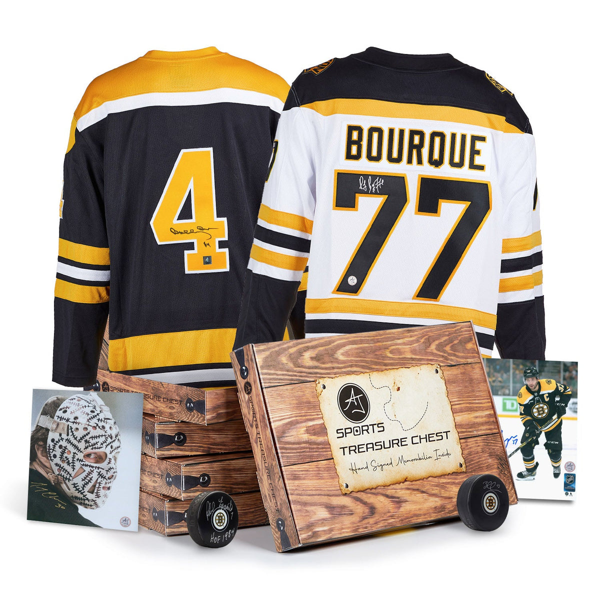 AJ Sports Boston Hockey Signature Hat Trick Treasure Chest product image 1, provided for visual reference and product detail