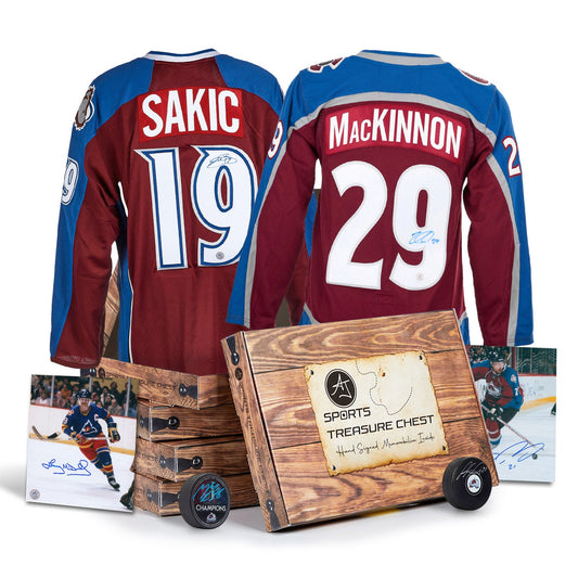 AJ Sports Colorado Hockey Signature Hat Trick Treasure Chest product image 1, provided for visual reference and product