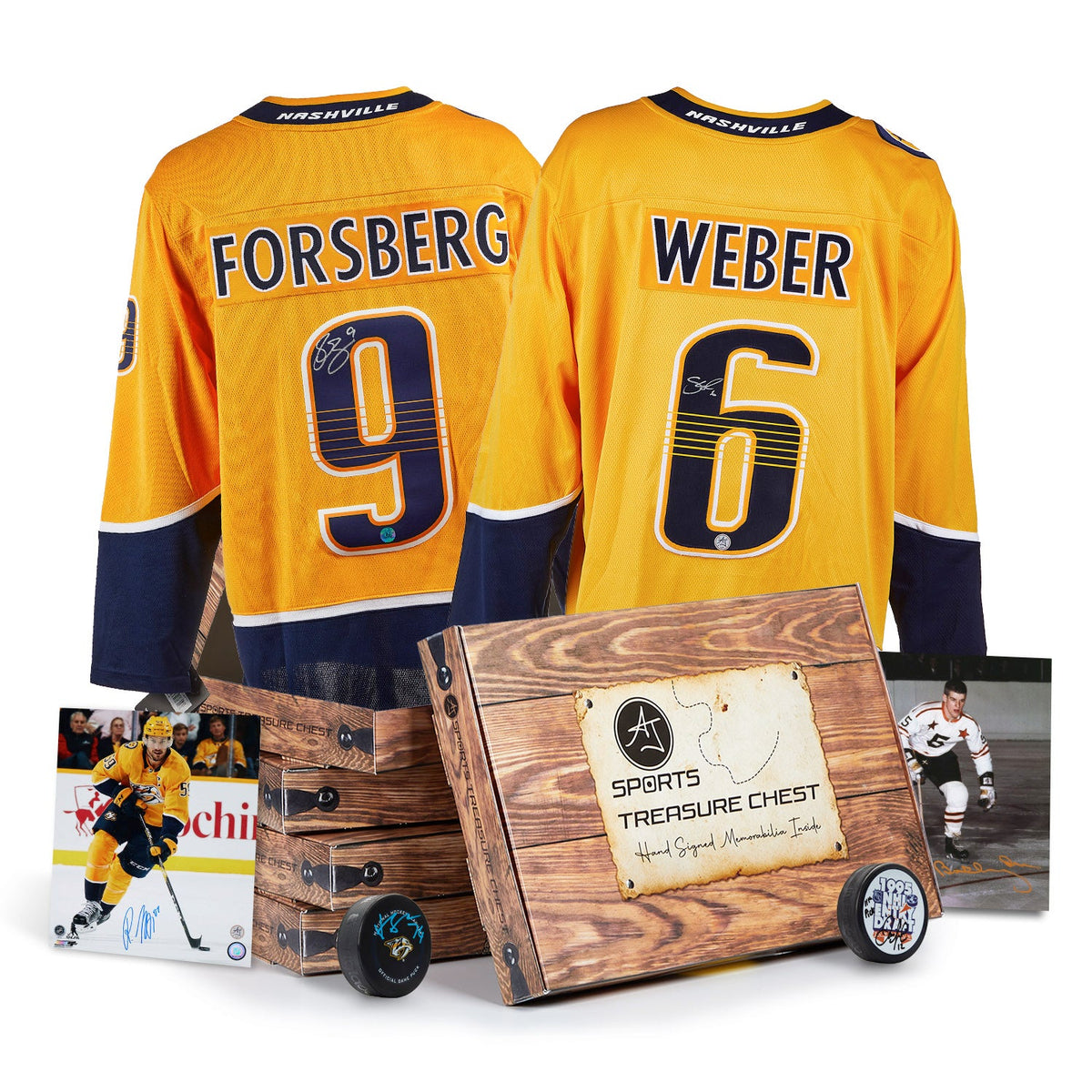 AJ Sports Nashville Hockey Signature Hat Trick Treasure Chest product image 1, provided for visual reference and product