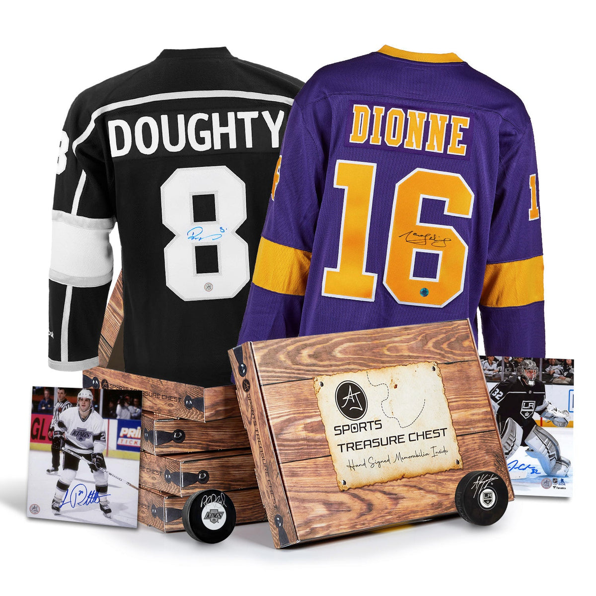 AJ Sports Los Angeles Hockey Signature Hat Trick Treasure Chest product image 1, provided for visual reference and product