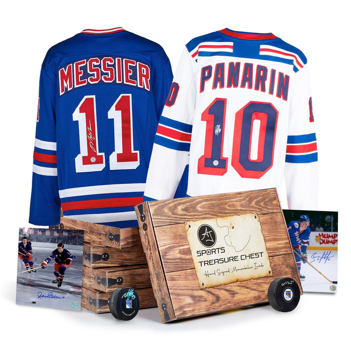 AJ Sports New York Hockey Signature Hat Trick Treasure Chest product image 1, provided for visual reference and product