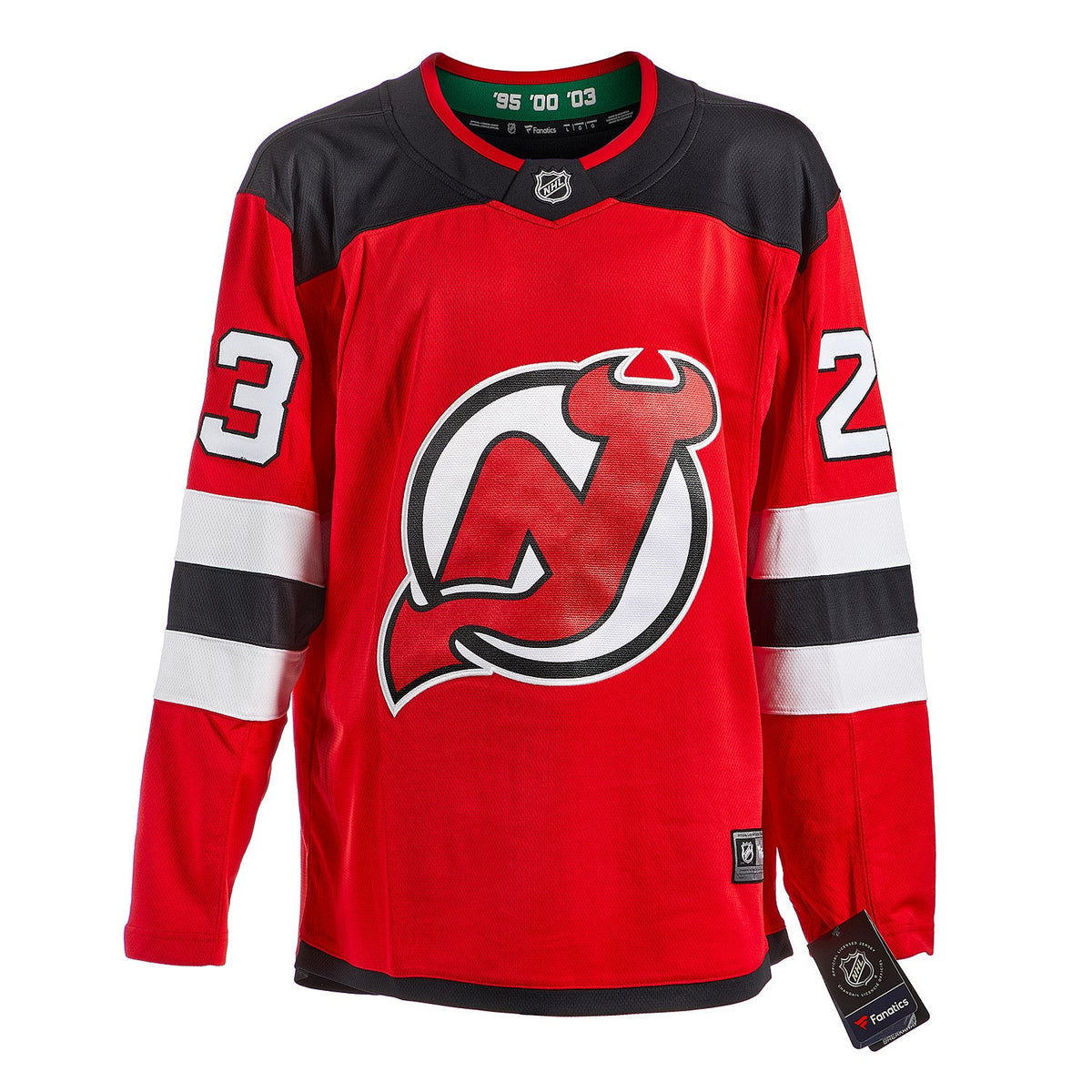 David Clarkson Autographed New Jersey Devils Fanatics Breakaway Jersey product image 2, provided for visual reference and