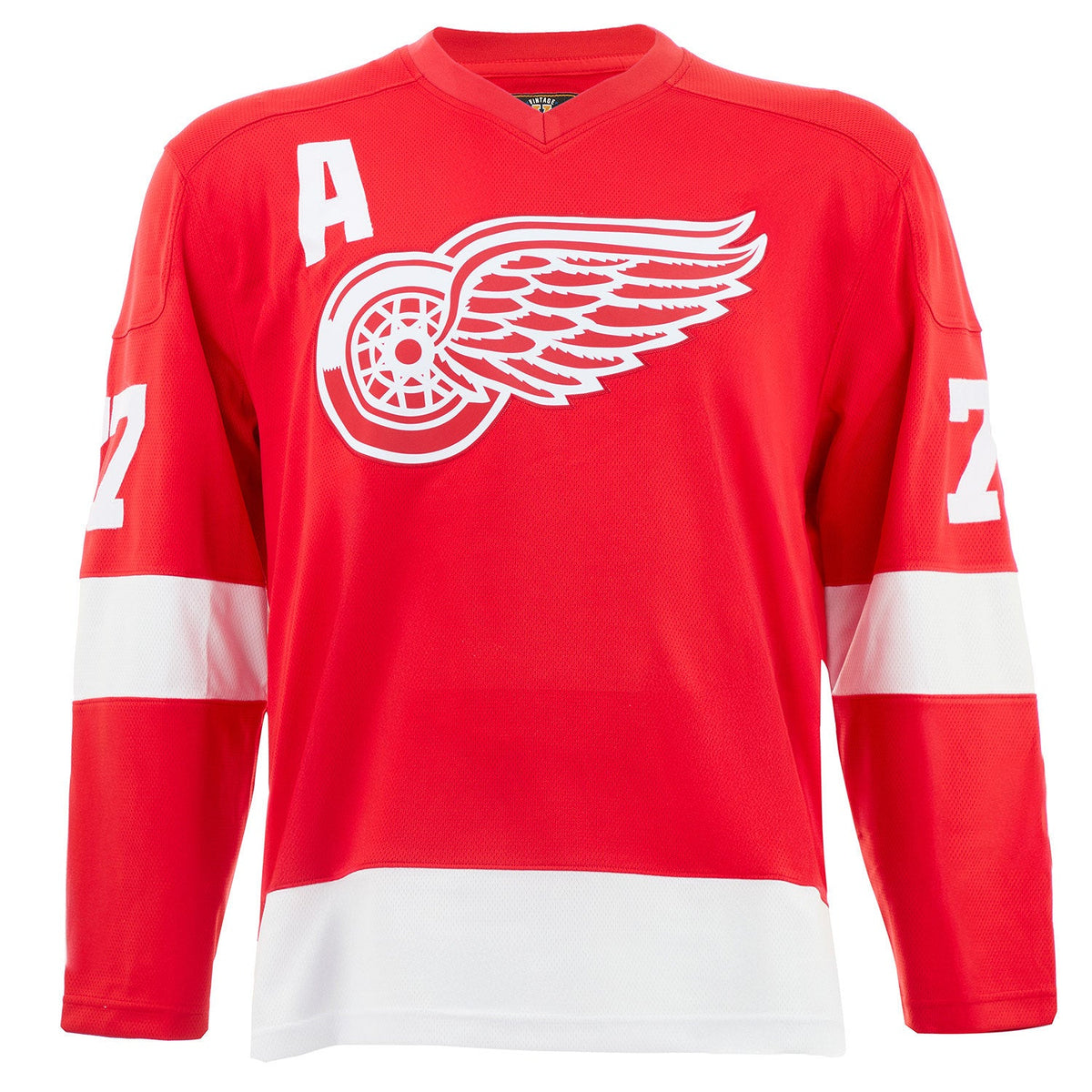 Paul Coffey Signed Detroit Red Wings Throwback Breakaway Jersey product image 2, provided for visual reference and product