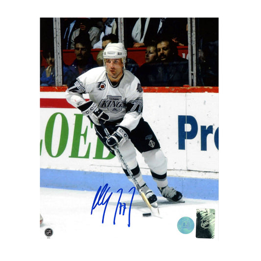 Paul Coffey Autographed Los Angeles Kings Stickhandling 8x10 Photo product image 1, provided for visual reference and