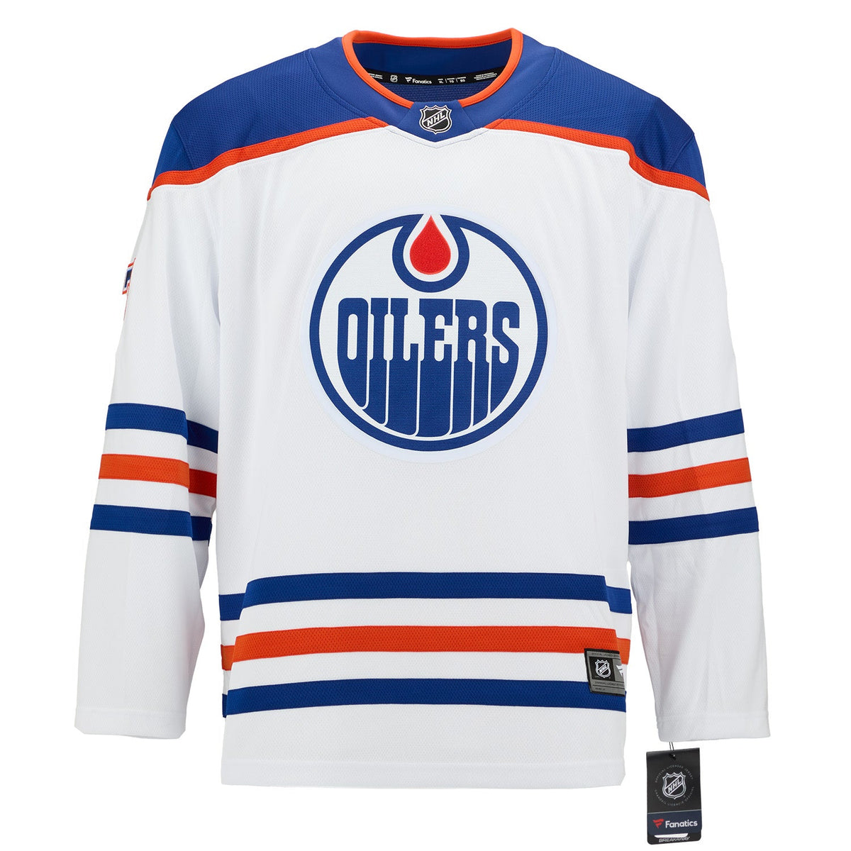Paul Coffey Signed Edmonton Oilers White Fanatics Breakaway Jersey product image 2, provided for visual reference and