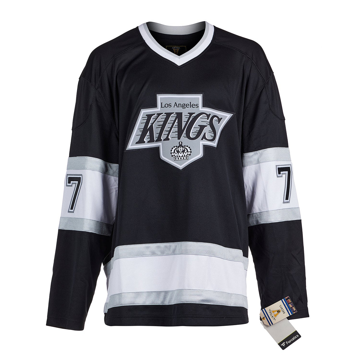 Paul Coffey Signed Los Angeles Kings Throwback Breakaway Jersey product image 2, provided for visual reference and product