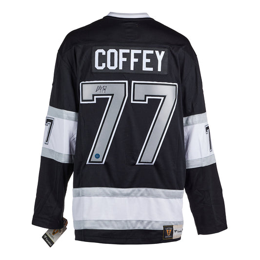 Paul Coffey Signed Los Angeles Kings Throwback Breakaway Jersey product image 1, provided for visual reference and product
