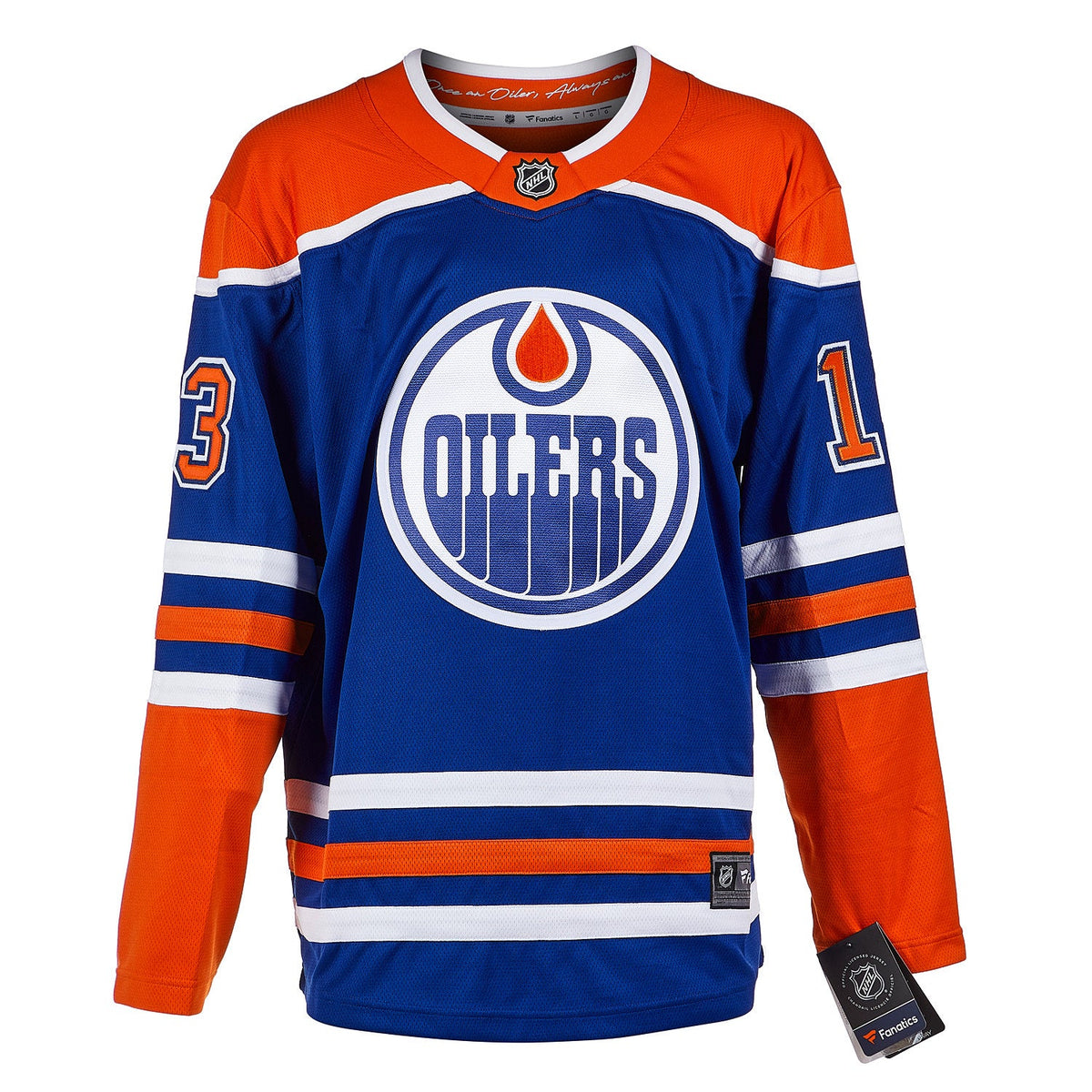 Andrew Cogliano Autographed Edmonton Oilers Fanatics Breakaway Jersey product image 2, provided for visual reference and