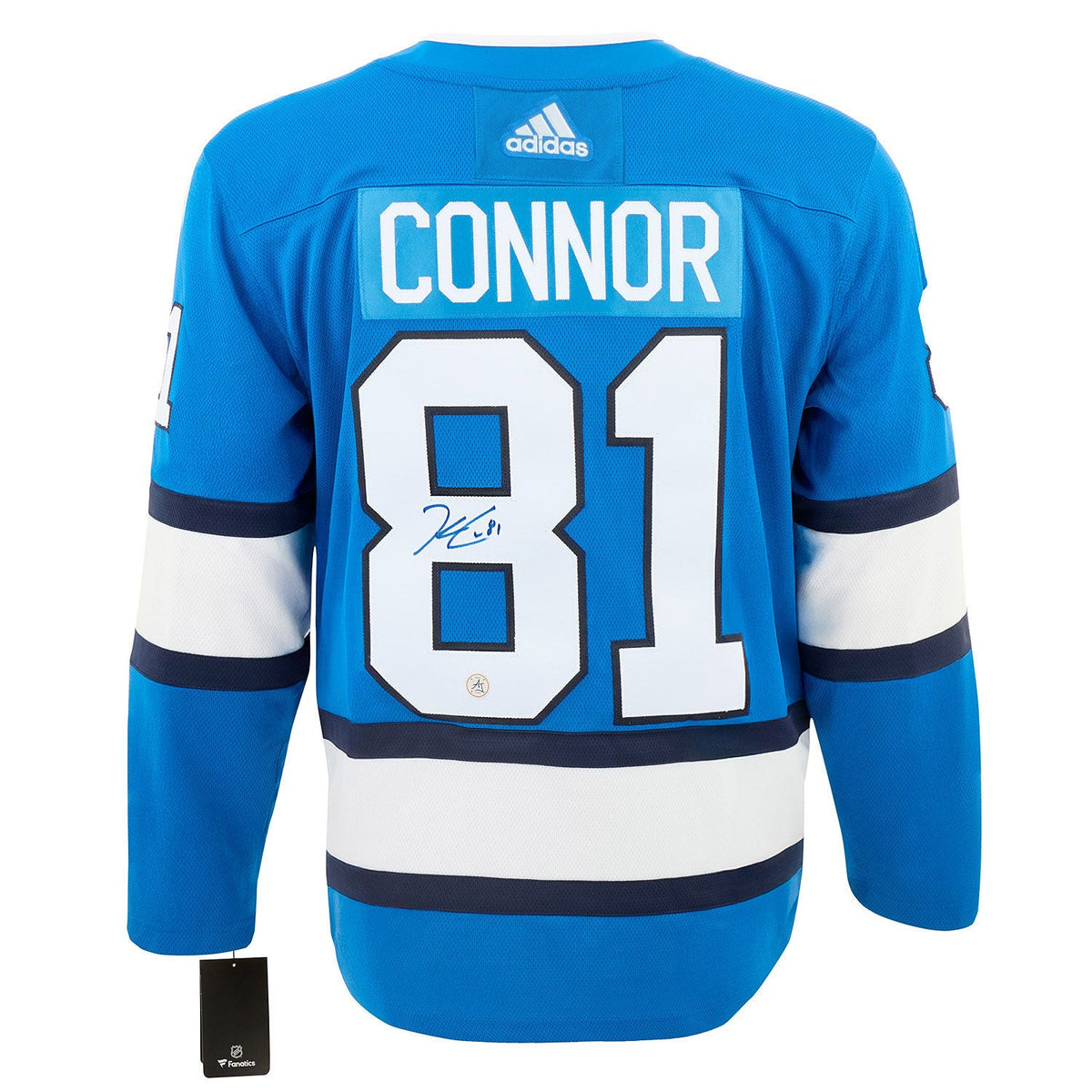 Kyle Connor Signed Winnipeg Jets Alternate adidas Jersey product image 1, provided for visual reference and product detail