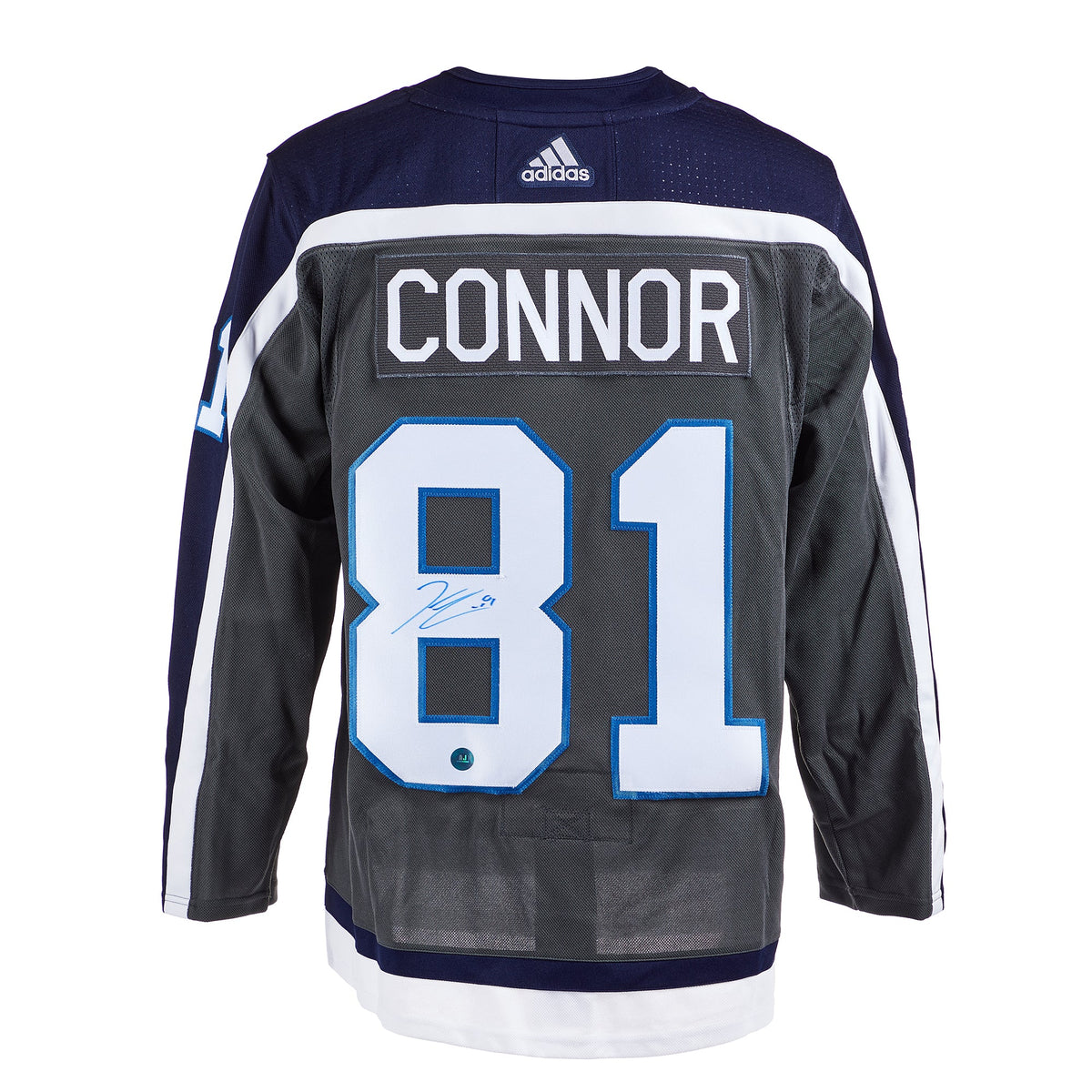 Kyle Connor Winnipeg Jets Signed Reverse Retro adidas Jersey product image 1, provided for visual reference and product
