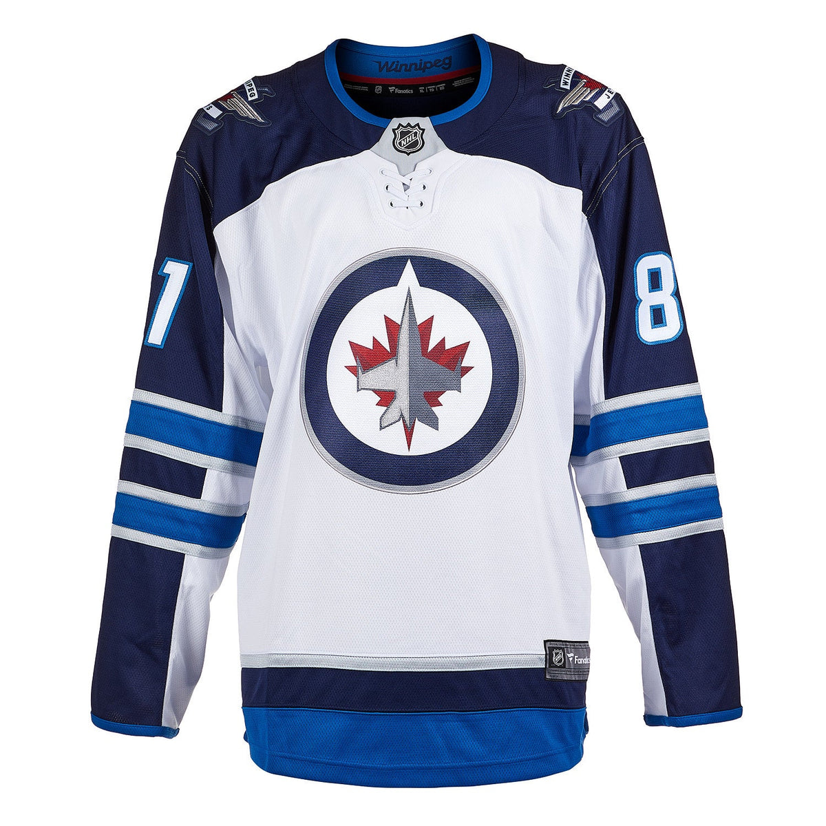 Kyle Connor Signed Winnipeg Jets White Fanatics Breakaway Jersey product image 2, provided for visual reference and product
