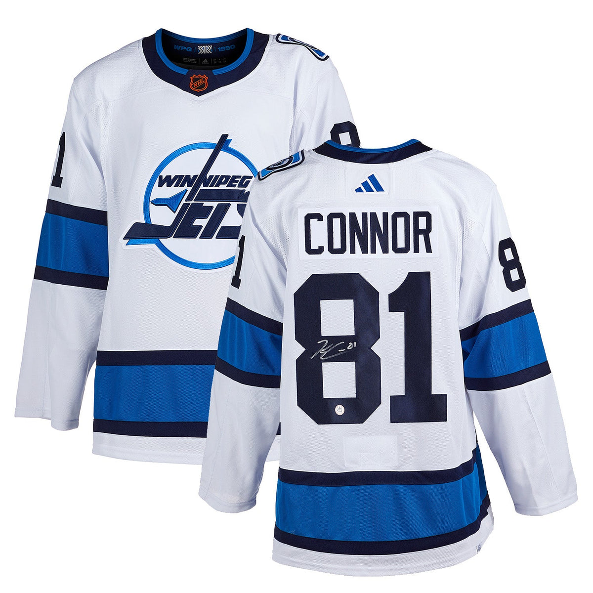 Kyle Connor Signed Winnipeg Jets Reverse Retro 2.0 adidas Jersey product image 3, provided for visual reference and product