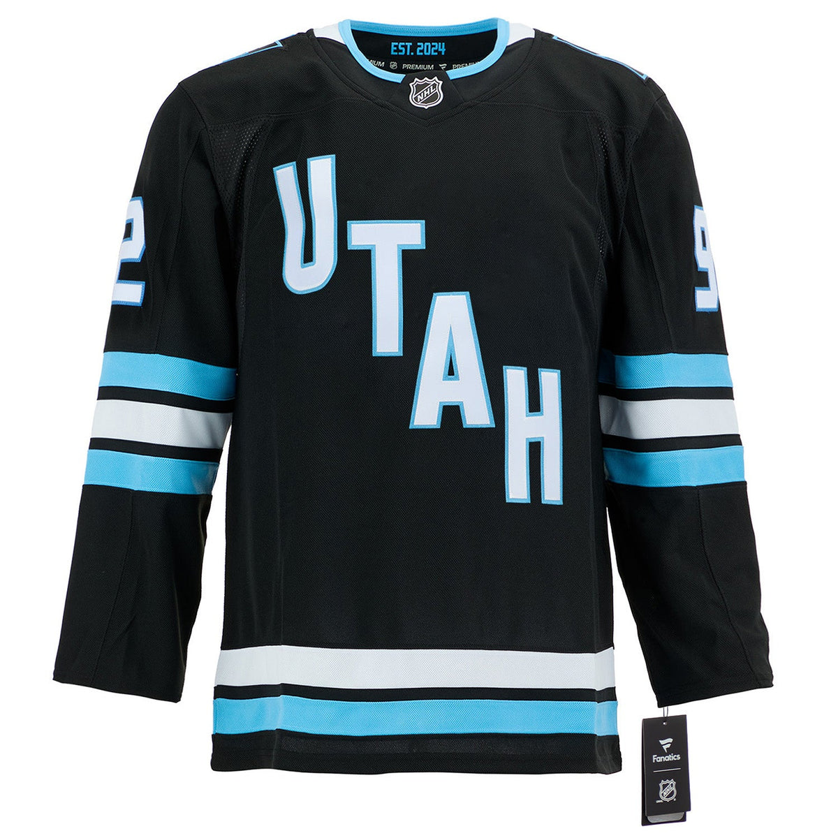 Logan Cooley Signed & Dated Utah Hockey Club Inaugural Game Premium Jersey #/24 product image 2, provided for visual