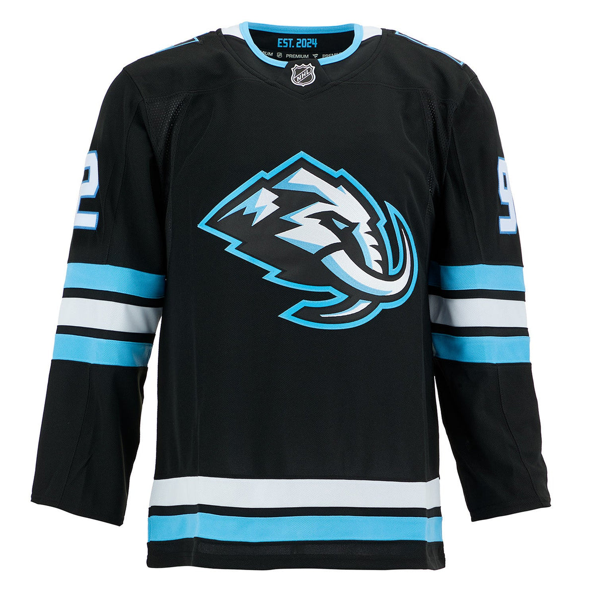 Logan Cooley Autographed Utah Mammoth Fanatics Premium Jersey product image 2, provided for visual reference and product