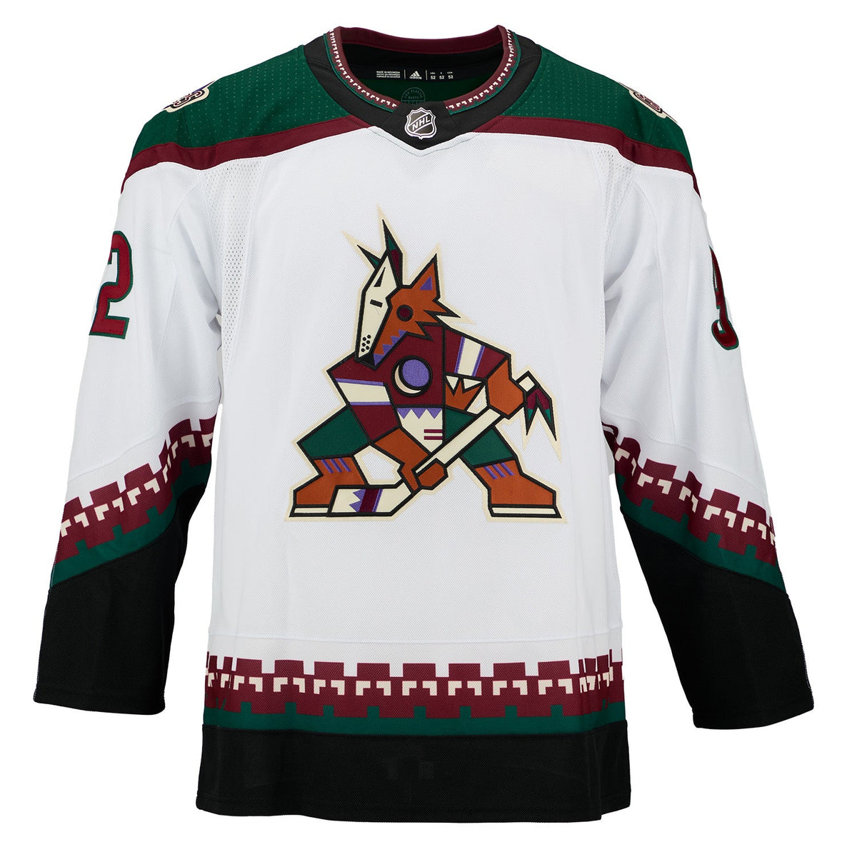 Logan Cooley Arizona Coyotes Signed & Dated 1st Goal adidas Jersey #/92 product image 2, provided for visual reference and