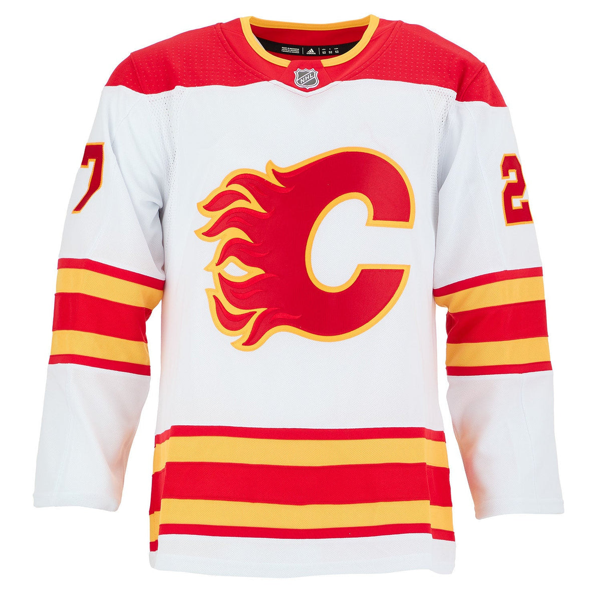 Matt Coronato Calgary Flames Signed & Dated 1st Goal adidas Jersey #/27 product image 2, provided for visual reference and