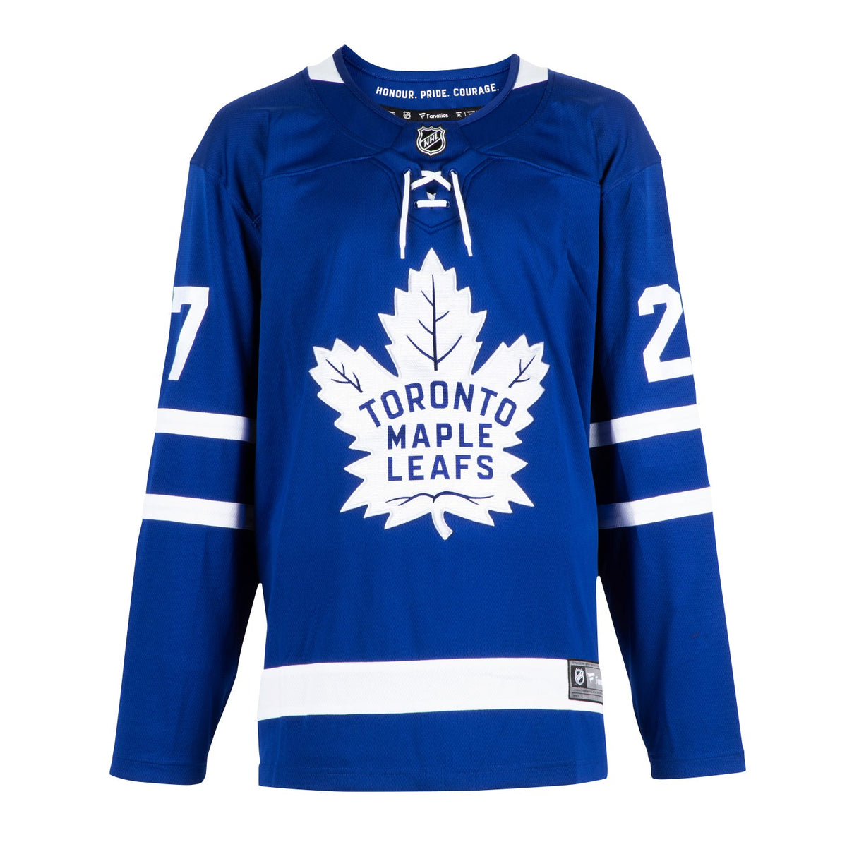 Shayne Corson Signed Toronto Maple Leafs Blue Fanatics Breakaway Jersey product image 2, provided for visual reference and