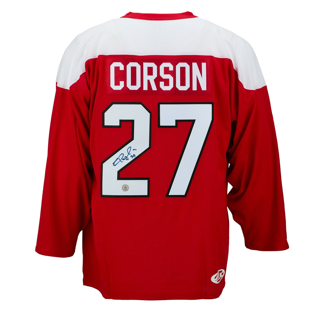 Shayne Corson Autographed Team Canada Custom Hockey Nation Jersey product image 1, provided for visual reference and product