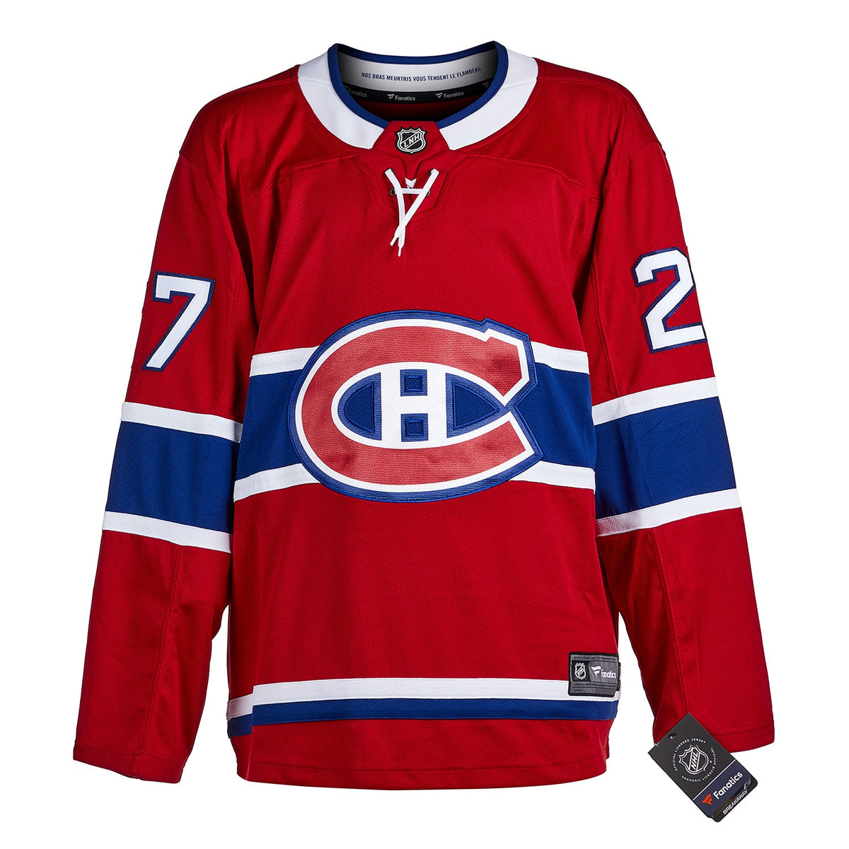 Shayne Corson Signed Montreal Canadiens Red Fanatics Breakaway Jersey product image 2, provided for visual reference and