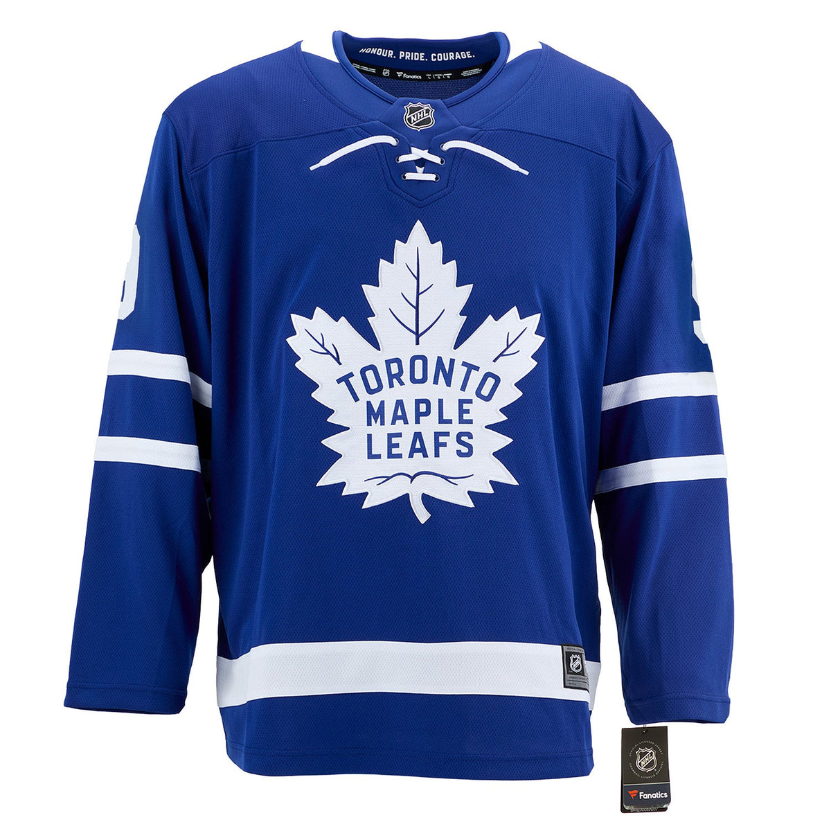 Russ Courtnall Signed Toronto Maple Leafs Fanatics Breakaway Jersey product image 2, provided for visual reference and