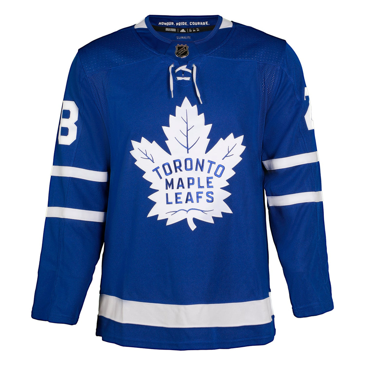 Easton Cowan Signed Toronto Maple Leafs Draft Day adidas Jersey with Note #/23 product image 2, provided for visual