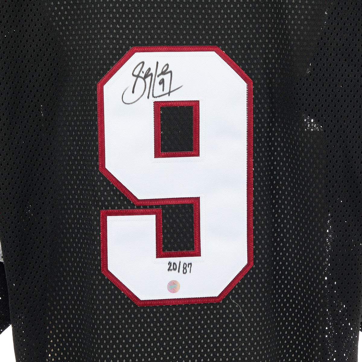 Sidney Crosby Autographed Shattuck St-Mary's Black Jersey #20/87 product image 3, provided for visual reference and product