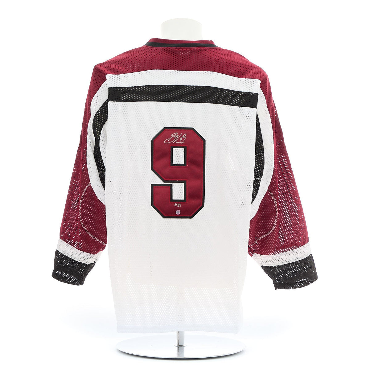 Sidney Crosby Autographed Shattuck St-Mary's White Jersey 84/87 product image 1, provided for visual reference and product