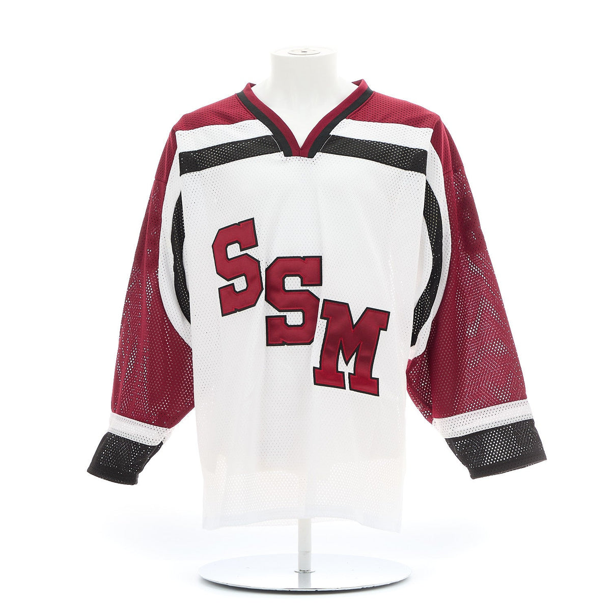 Sidney Crosby Autographed Shattuck St-Mary's White Jersey 84/87 product image 2, provided for visual reference and product