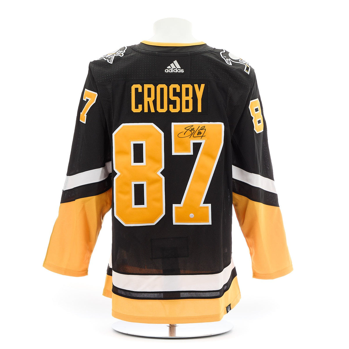 Sidney Crosby Autographed Pittsburgh Penguins Alternate Black adidas Jersey product image 1, provided for visual reference
