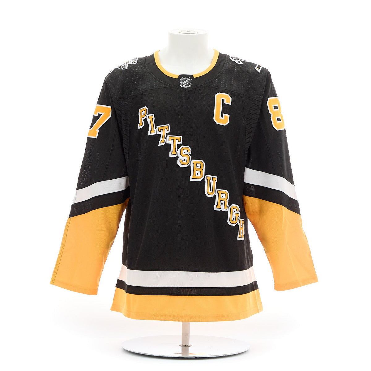 Sidney Crosby Autographed Pittsburgh Penguins Alternate Black adidas Jersey product image 2, provided for visual reference
