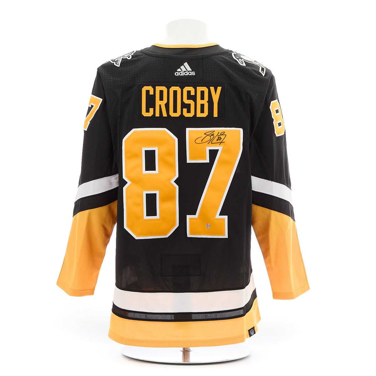 Sidney Crosby Autographed Pittsburgh Penguins Alternate Black adidas Jersey product image 1, provided for visual reference
