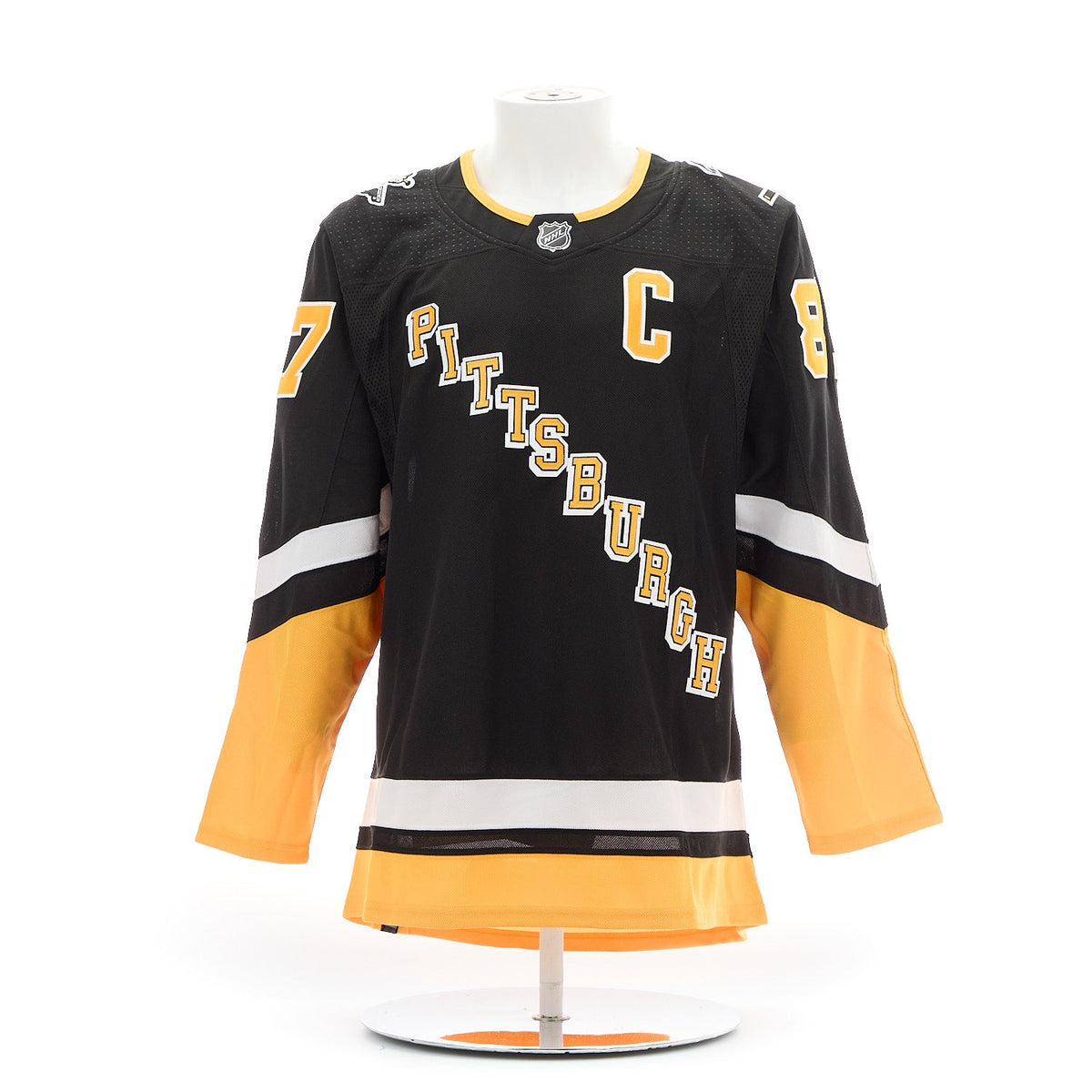 Sidney Crosby Autographed Pittsburgh Penguins Alternate Black adidas Jersey product image 2, provided for visual reference