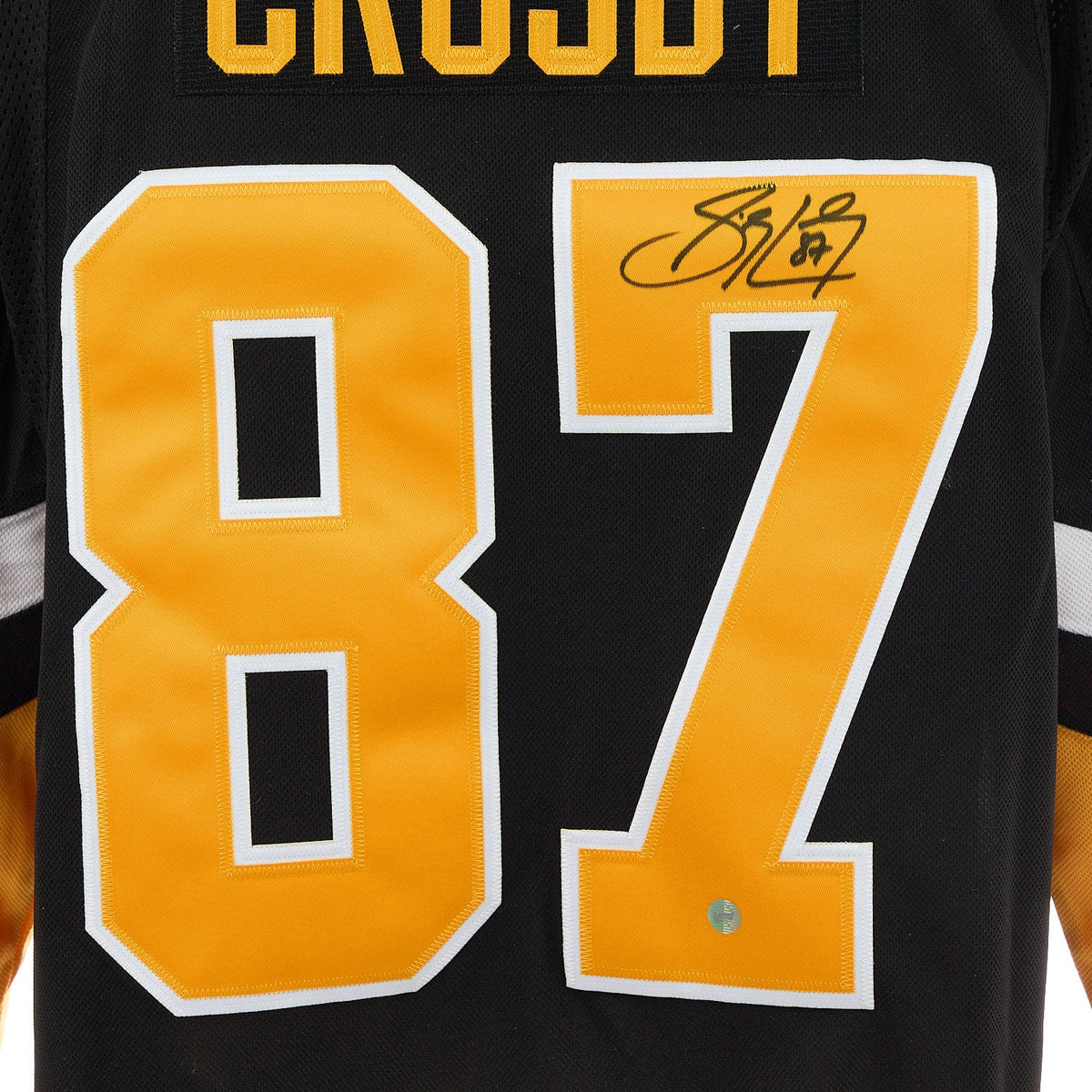 Sidney Crosby Autographed Pittsburgh Penguins Alternate Black adidas Jersey product image 3, provided for visual reference