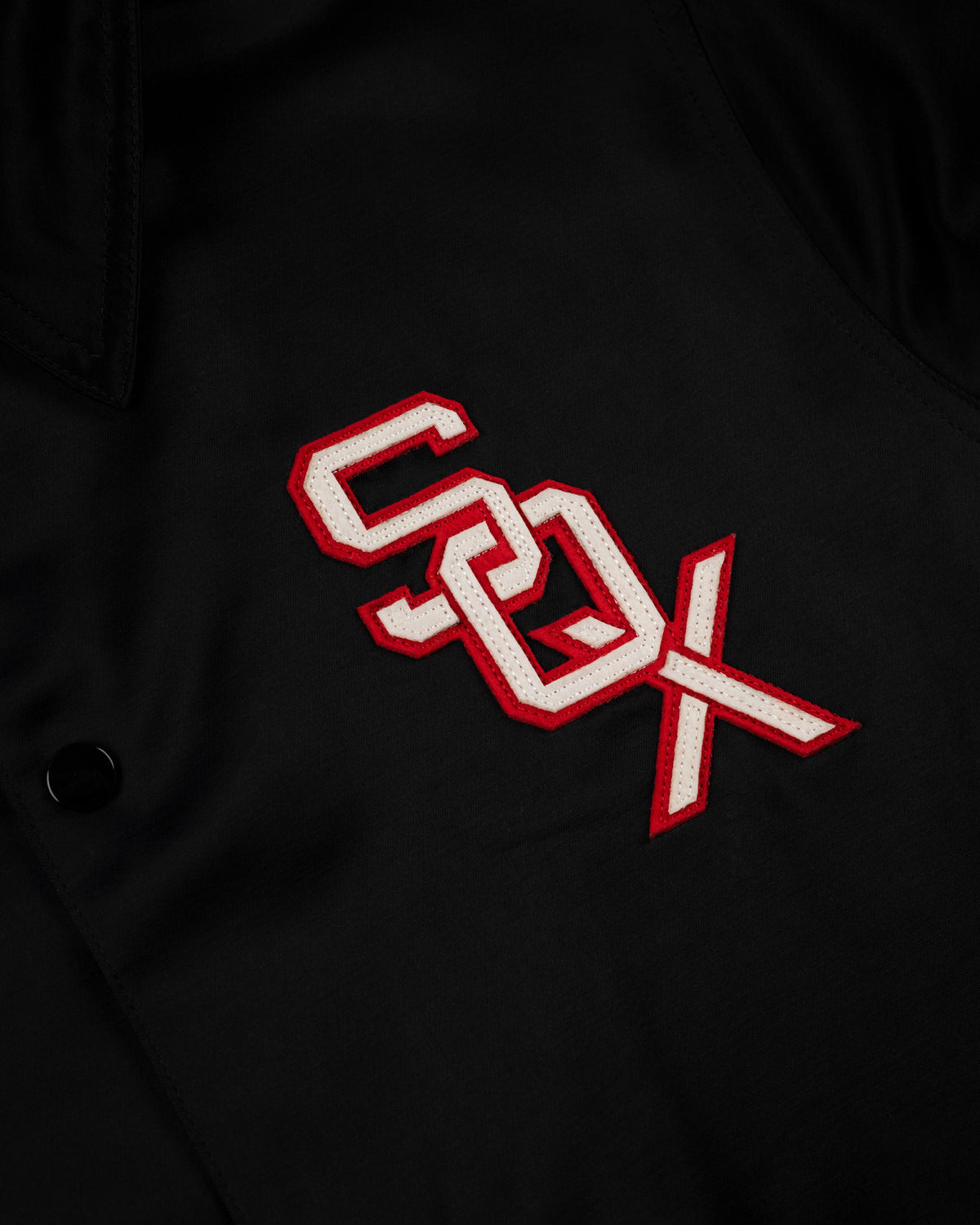 Chicago White Sox 1959 Satin Windbreaker Jacket product image 2, provided for visual reference and product detail review