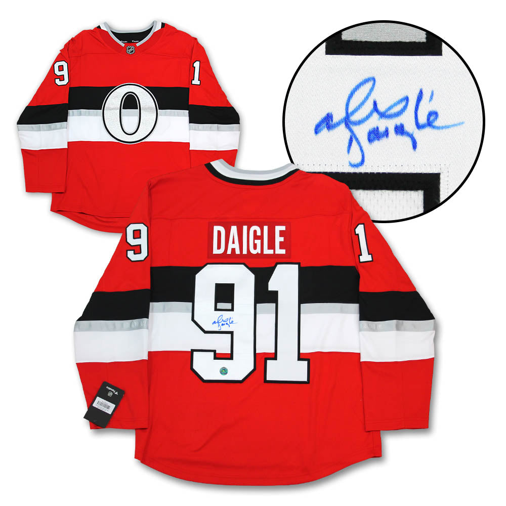 Alexandre Daigle Autographed Ottawa Senators Fanatics Breakaway Jersey product image 1, provided for visual reference and