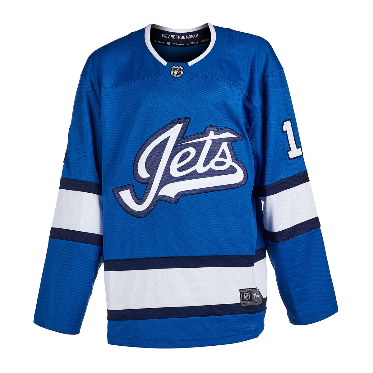 Joe Daley Autographed Winnipeg Jets Fanatics Throwback Jersey product image 2, provided for visual reference and product