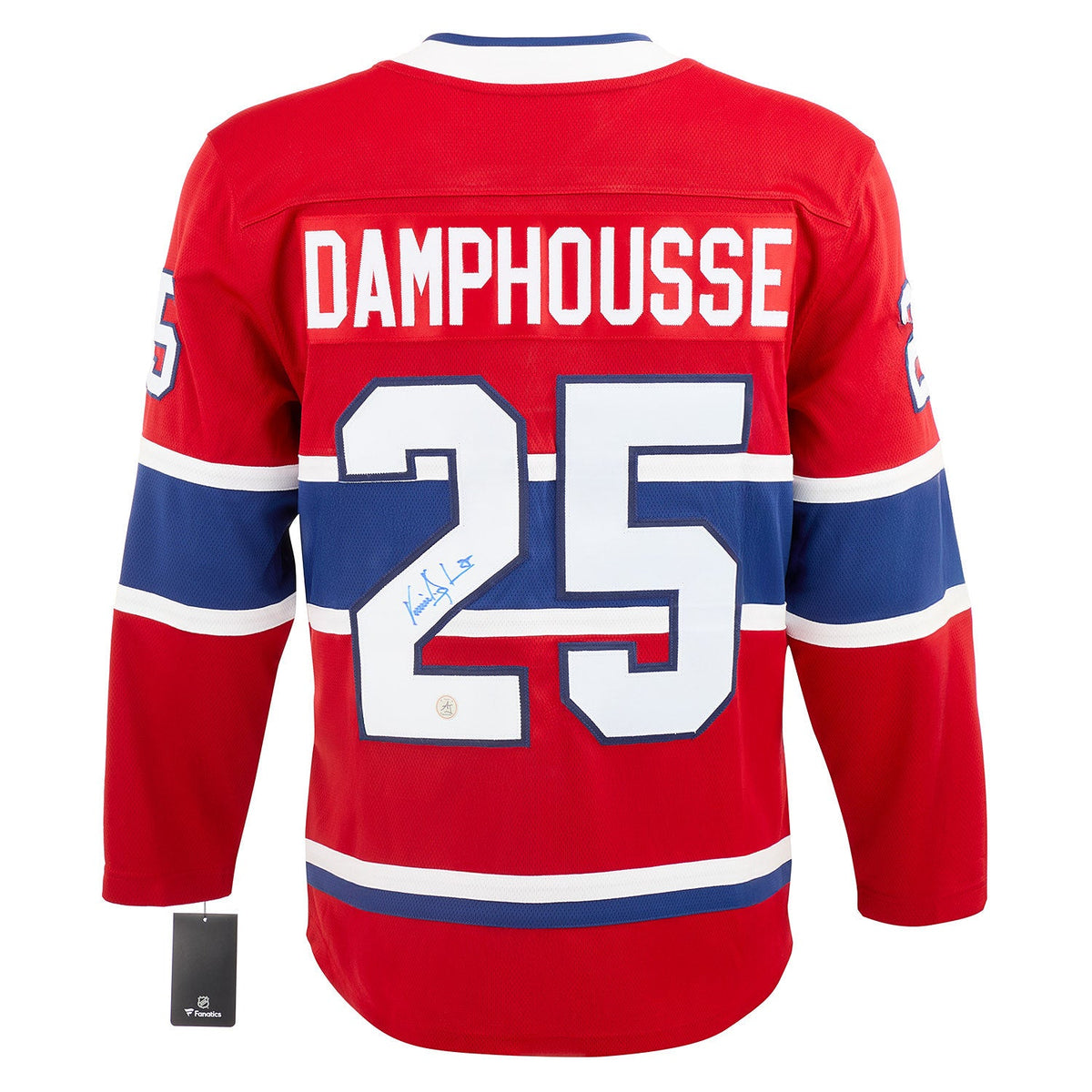 Vincent Damphousse Signed Montreal Canadiens Fanatics Breakaway Jersey product image 1, provided for visual reference and