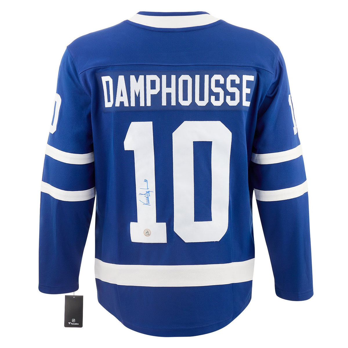Vincent Damphousse Signed Toronto Maple Leafs Fanatics Breakaway Jersey product image 1, provided for visual reference and