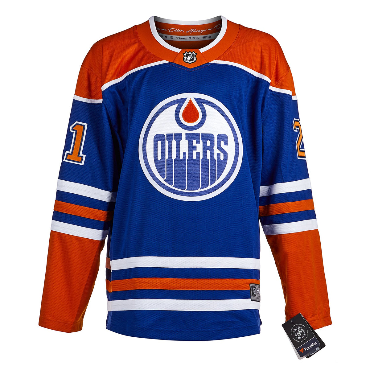 Vincent Damphousse Autographed Edmonton Oilers Fanatics Breakaway Jersey product image 2, provided for visual reference and