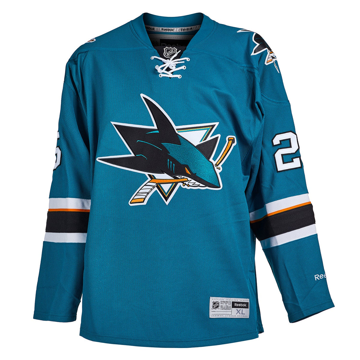 Vincent Damphousse San Jose Sharks Autographed Reebok Jersey product image 3, provided for visual reference and product