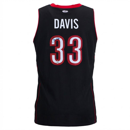 Antonio Davis Signed Toronto Purple City Design Basketball Jersey product image 1, provided for visual reference and product