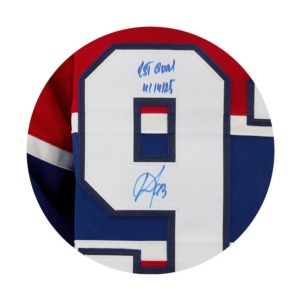 Ivan Demidov Montreal Canadiens Signed 1st Goal Fanatics Premium Jersey #26/93 product image 3, provided for visual
